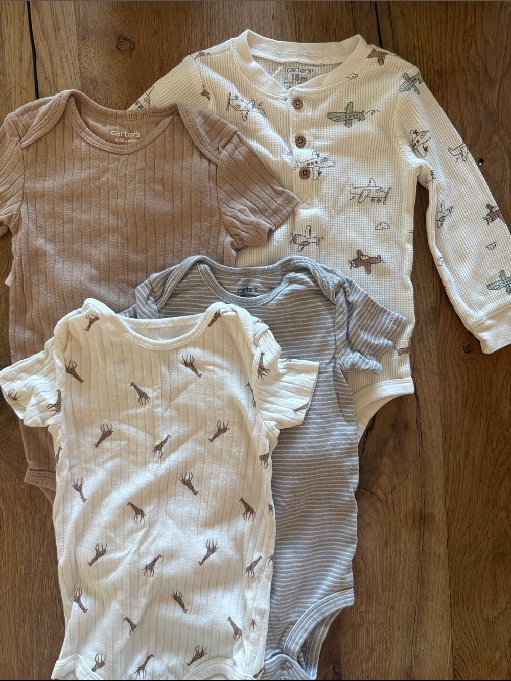 Carter's Neutral 18m Onesie Bundle